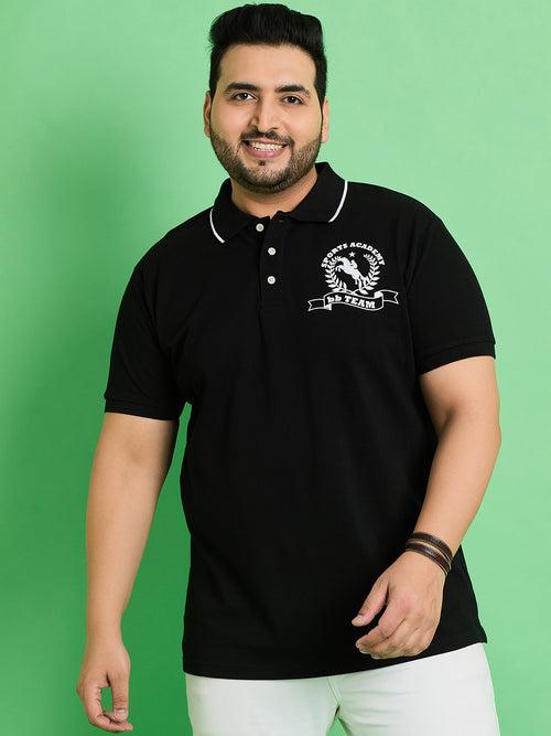 Men Plus Size Nagoya Printed Polo Tshirt