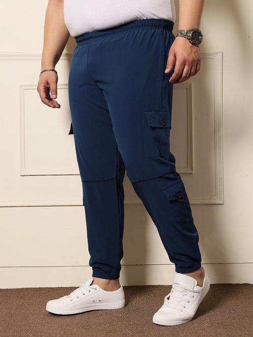 Men Plus Size Nanjing Solid Trackpant