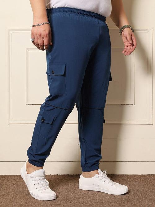 Men Plus Size Nanjing Solid Trackpant