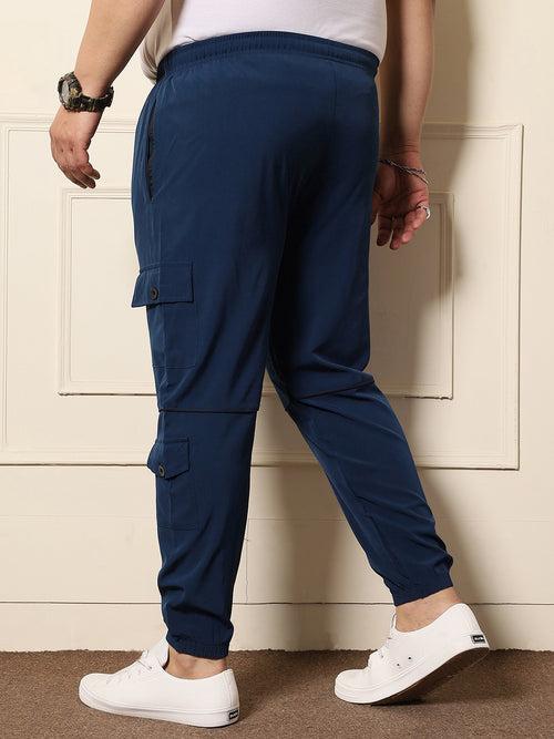 Men Plus Size Nanjing Solid Trackpant