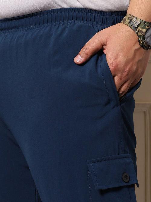 Men Plus Size Nanjing Solid Trackpant