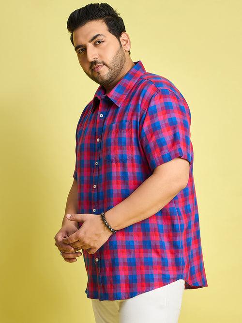 Men Plus Size Oslo Check Shirt