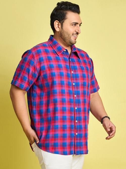 Men Plus Size Oslo Check Shirt