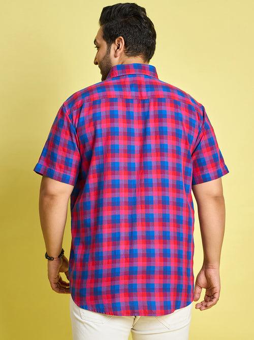 Men Plus Size Oslo Check Shirt