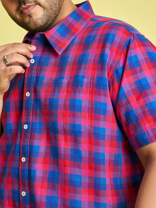 Men Plus Size Oslo Check Shirt