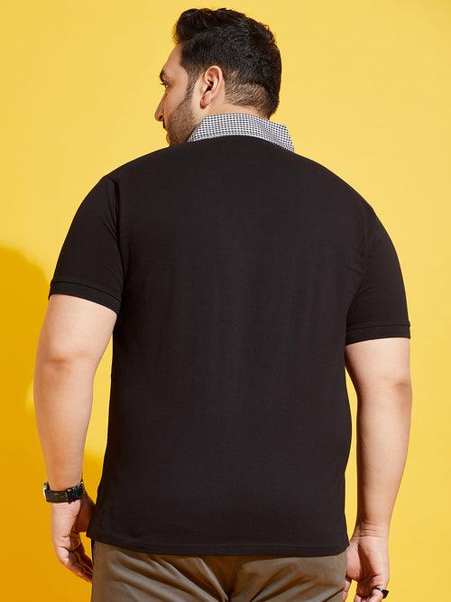 Men Plus Size Pascal-10 Solid Polo Tshirt