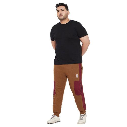 Men Plus Size Sonic Colorblock Trackpant