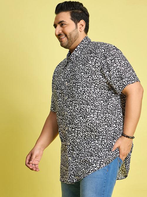 Men Plus Size Vienna Printed Shirt