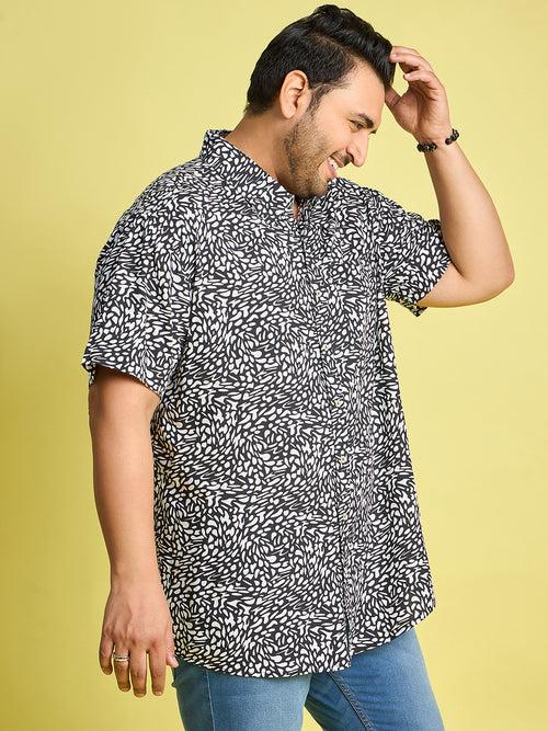 Men Plus Size Vienna Printed Shirt