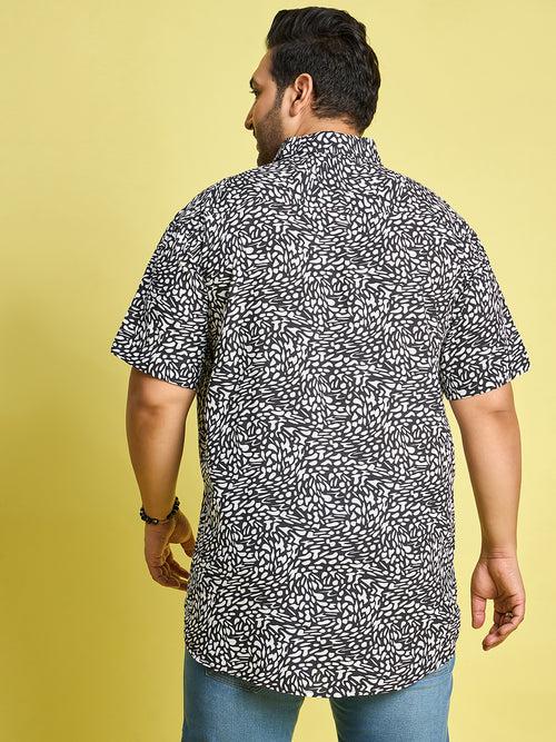 Men Plus Size Vienna Printed Shirt