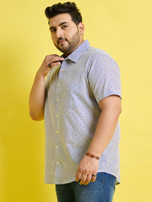 Men Plus Size Vigo Printed Shirt