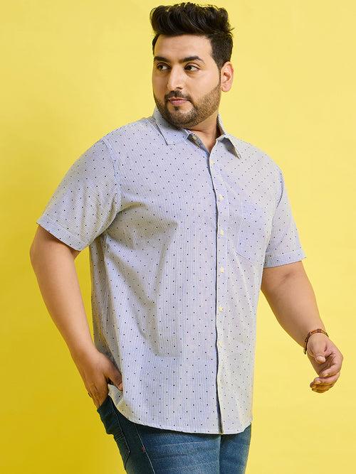 Men Plus Size Vigo Printed Shirt