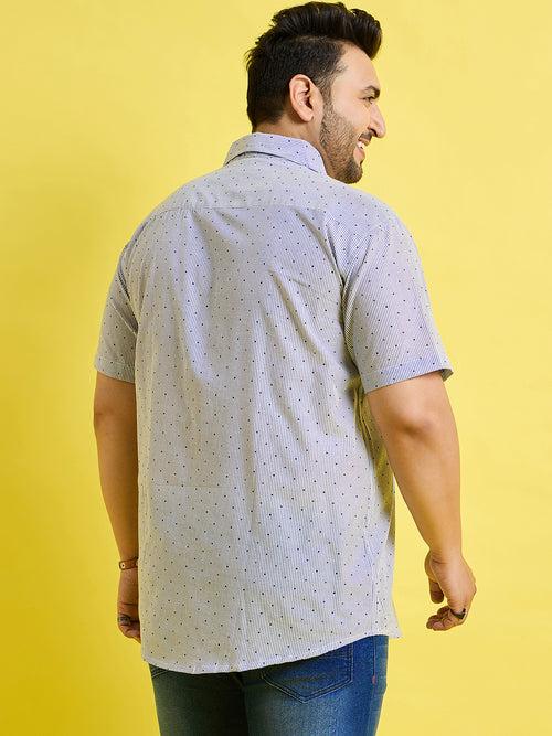 Men Plus Size Vigo Printed Shirt