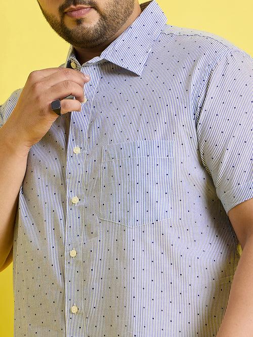 Men Plus Size Vigo Printed Shirt