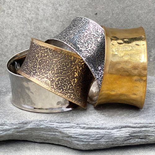 Elfi Cuff Hammered ☆Brass☆