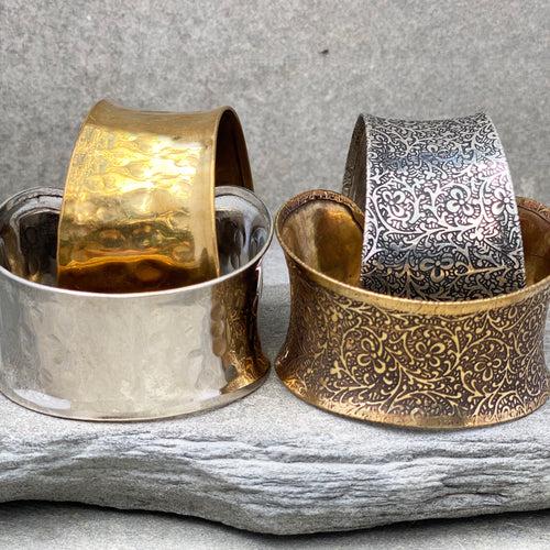 Elfi Cuff Hammered ☆Brass☆