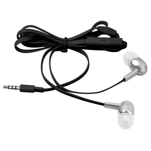 Crossloop Wired Earphones In Black & Silver