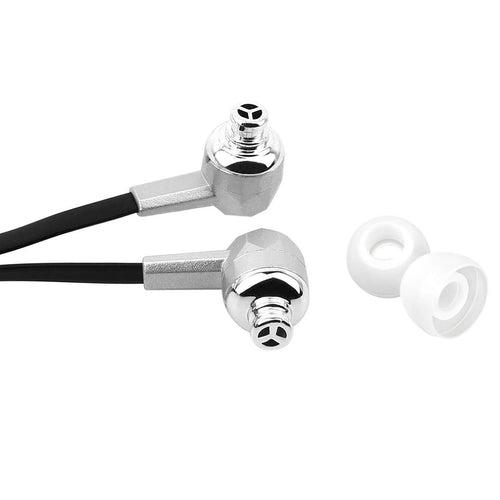 Crossloop Wired Earphones In Black & Silver