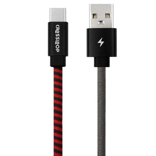 Type C Fast Charging Cable - Red & Black