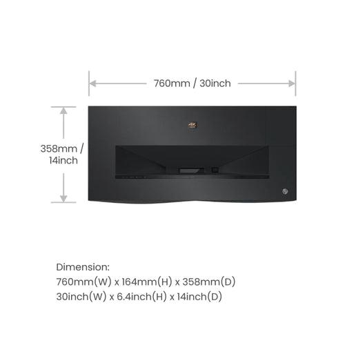 BenQ V5000i - 4K HDR-Pro Android TV Laser Ultra Short Throw Projector