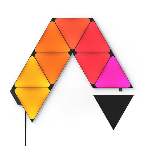 Nanoleaf Shapes Ultra Black Triangles Smarter Kit (9 Panels) - Multi-color