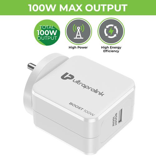 100W Multi Protocol Fast Travel Charger with 1m Cable UM1136