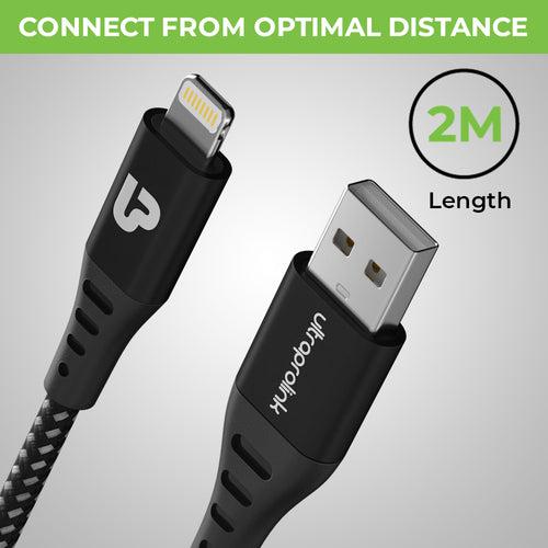 Zoom L USB-A to Lightning -3A/15W Fast Charging Cable