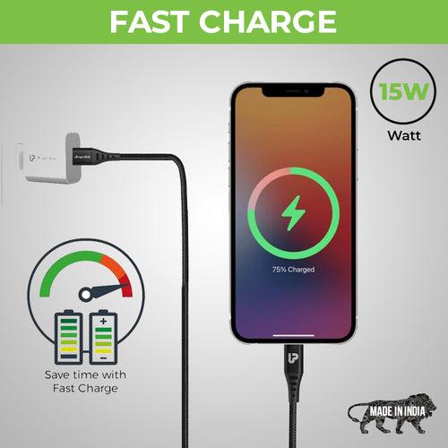 Zoom L USB-A to Lightning -3A/15W Fast Charging Cable