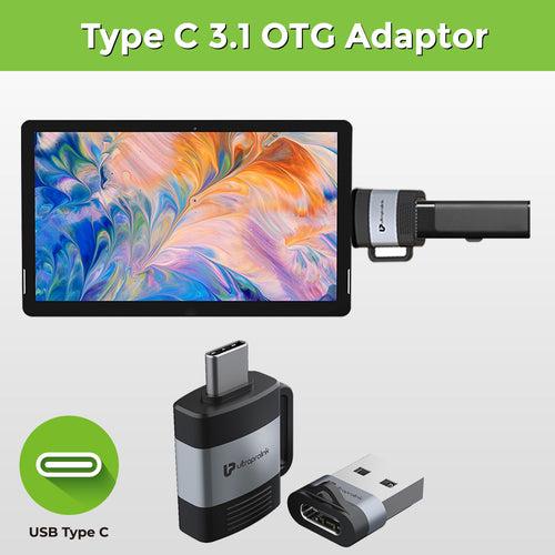 C-Adapt Duo USB Type C  USB-A Male-Female OTG Adapters UL1076