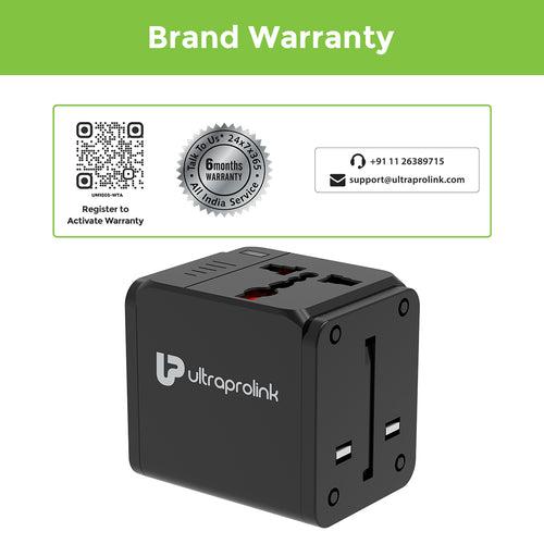 World Travel Adapter with Dual USB 2.4A/12W UM1005WTA