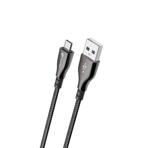 Zync Alloy Fast & Tough USB Type C Charging Cable UL1065BLK