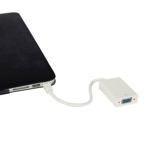 UltraProlink MP351 Mini DP to VGA Adapter & Convertor for Macbook Air & Macbook Pro (MQD)