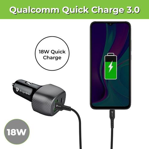 MACH 38W PD + QC 3.0 Car Charger With Type C-C Cable UM1013C