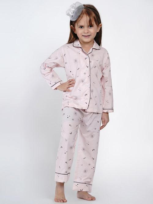 Berrytree Night Suit Pink Sky Girl