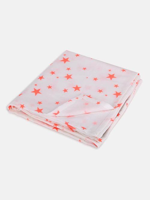 Berrytree Newborn Baby Swaddle/ Wrap: Orange Stars