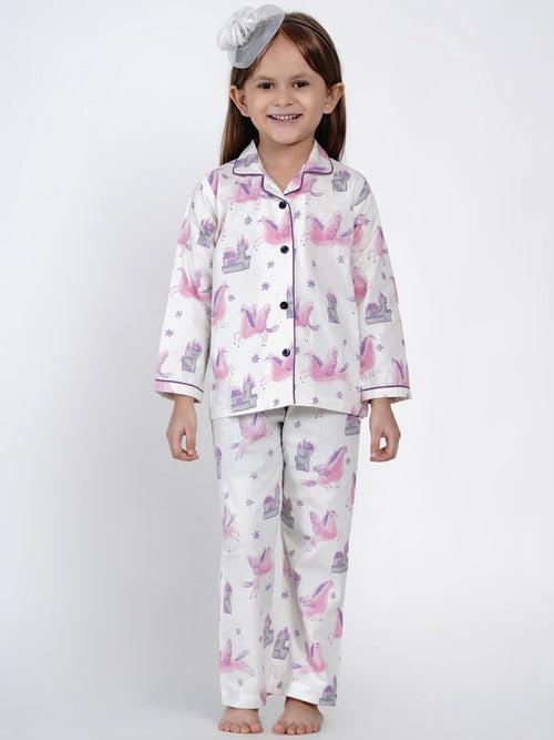 Berrytree Night Suit Unicorns Girl