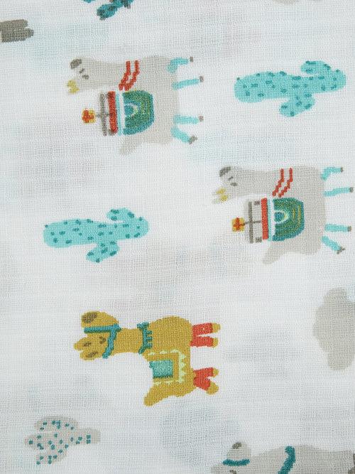 Berrytree Baby Swaddle / Wrap Blanket Lama