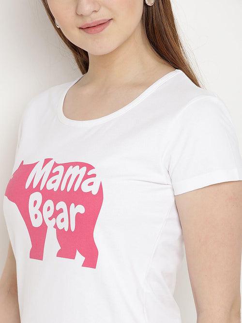Berrytree Organic Cotton  Women T-shirt Mama Bear