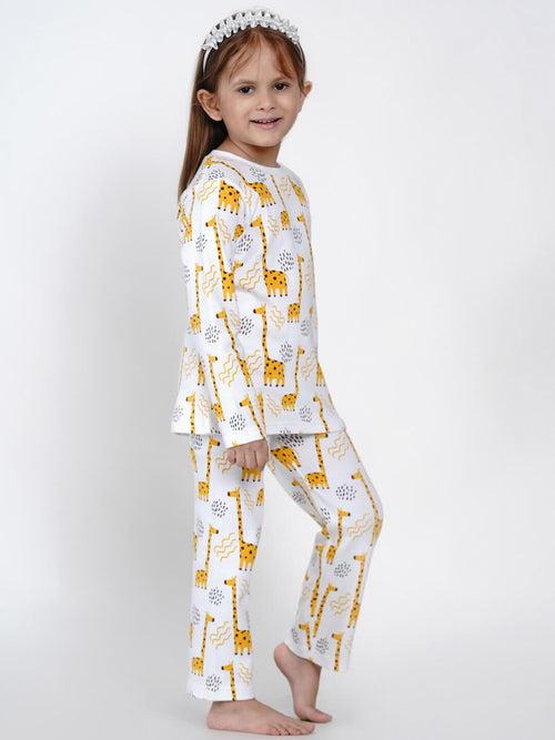 Berrytree Organic Night Suit Giraffe Girl