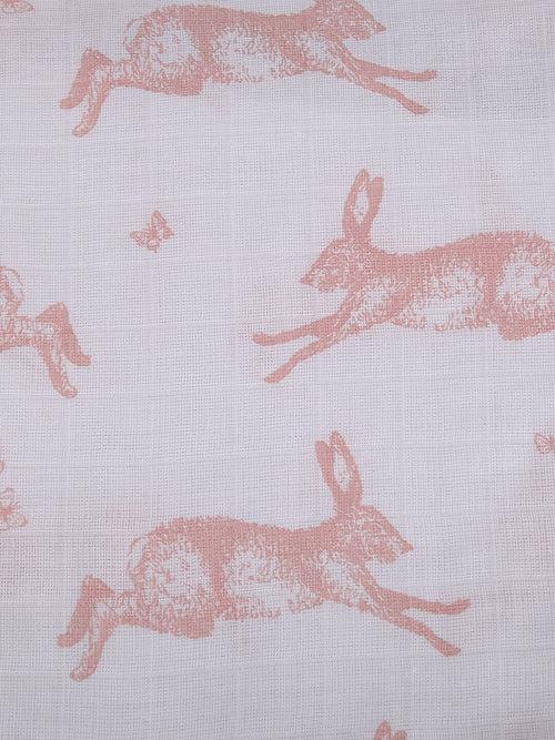 Berrytree Baby Swaddle/ Baby Wrapper : Pink Rabbit