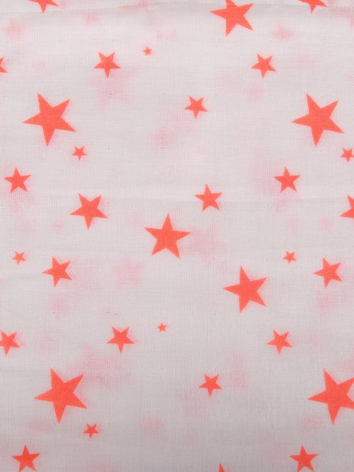 Berrytree Newborn Baby Swaddle/ Wrap: Orange Stars
