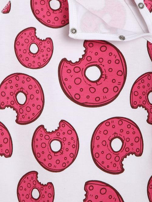 Berrytree Organic Cotton Baby Rompers : Donuts