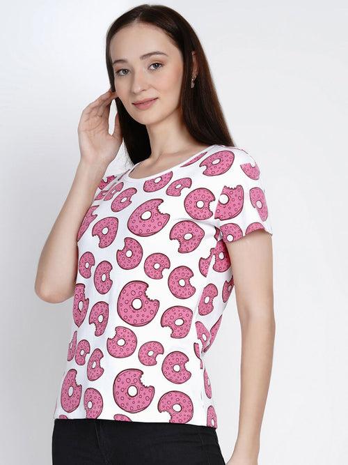 Berrytree Organic Cotton  Women T-shirt Donut