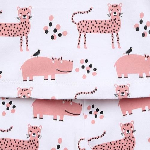 Berrytree Organic Baby Night Dress: Pink Panther