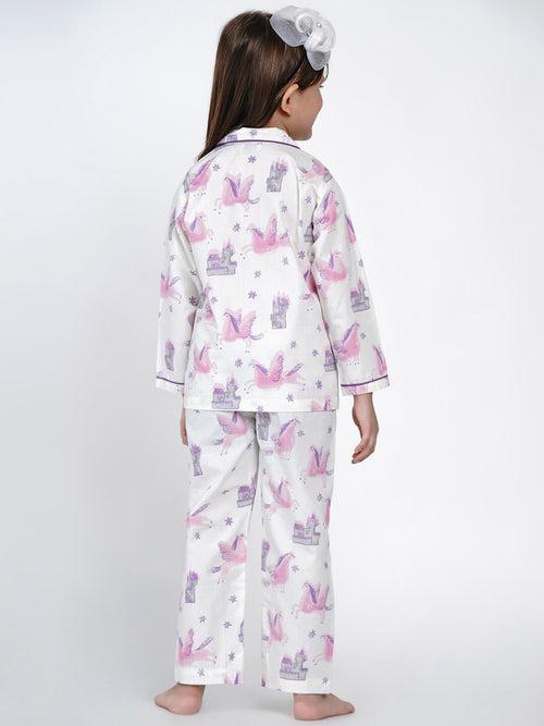 Berrytree Night Suit Unicorns Girl