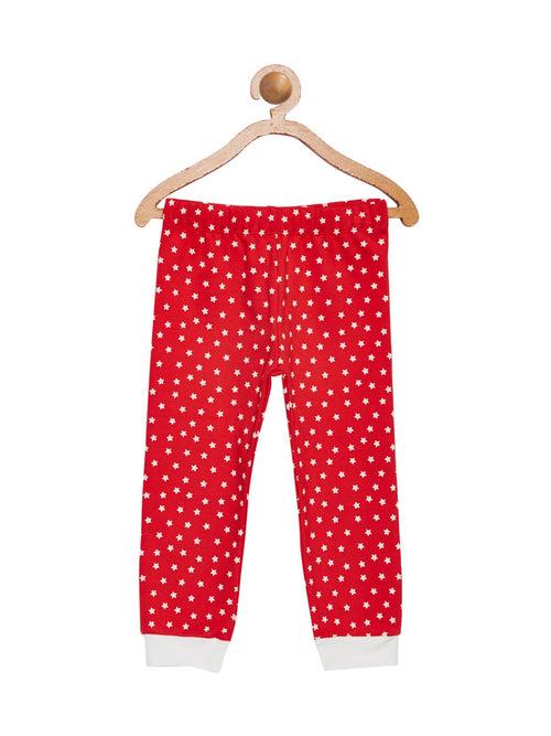 Berrytree Organic Unisex Night Suit Red Stars Unisex