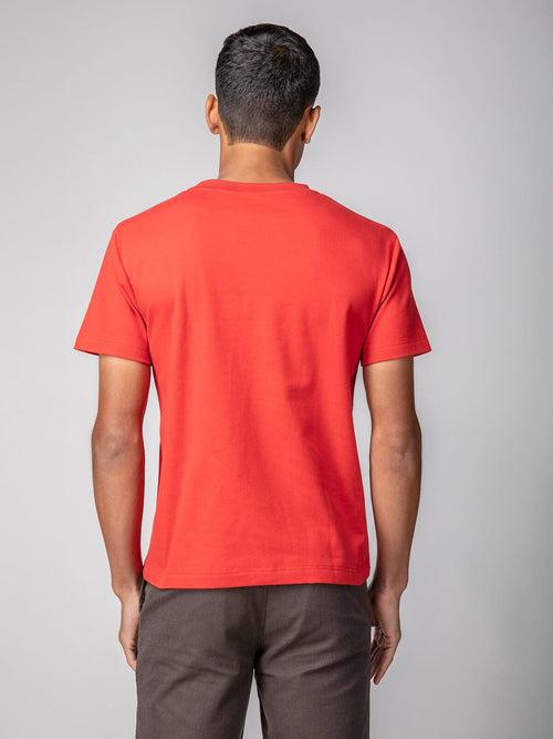 Berrytree Organic Cotton  Men T-shirt Red Dad