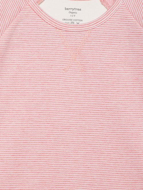 Berrytree Organic cotton Unisex Pink Stripes  Sweatshirt