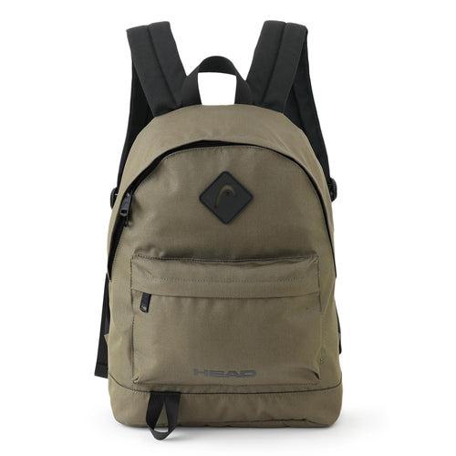 HEAD Vibe Backpack | 20 Litres | Army Green | Casual, Trendy Bag