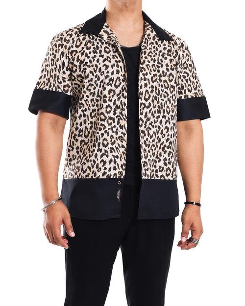 C8 Cheetah Colorblock Shirt (STUDIO COLLECTION)